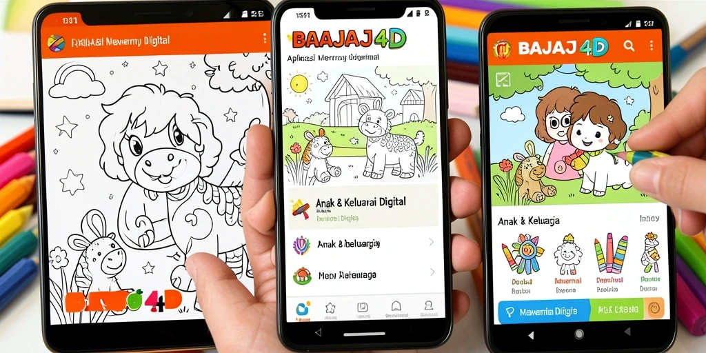 Antarmuka BAJAJ4D menampilkan gambar mewarnai yang cerah dan menarik.