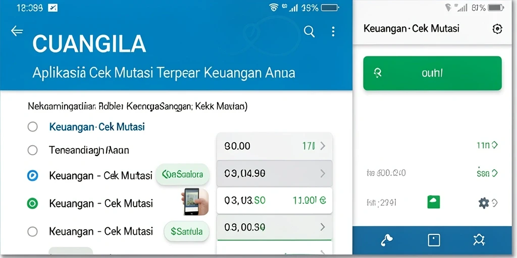Antarmuka aplikasi CUANGILA menampilkan ringkasan Cek Mutasi secara jelas dan informatif.
