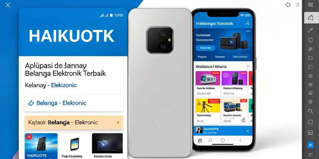 Tampilan antarmuka pengguna aplikasi HAIKUOTK yang menarik dan fungsional.