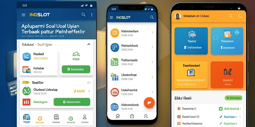 Tampilan antarmuka aplikasi INDSLOT yang intuitif dan menarik.