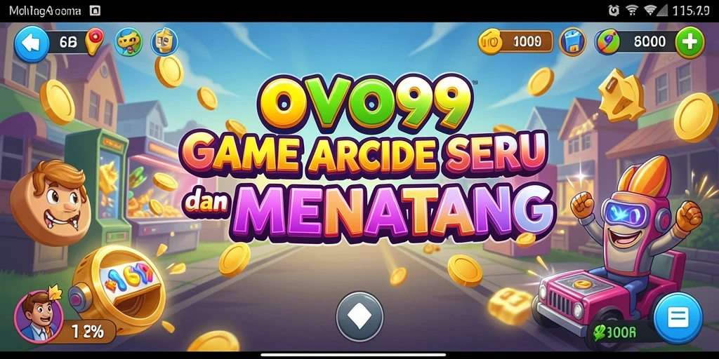 Screenshot antarmuka OVO99 yang menampilkan gameplay seru.