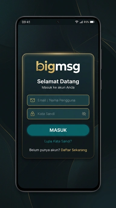 Masuk Akun bigmsg untuk Pengguna Android Indonesia